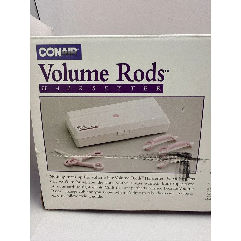 Vintage Conair Volume Rods Hairsetter 15 Heated Soft Rollers Styling Rods Tested